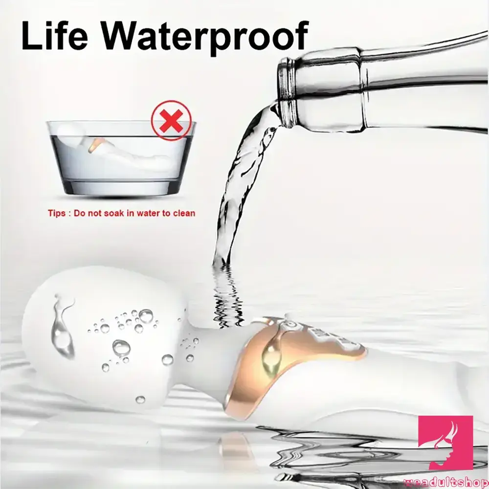 9.96in Dual Motor Silicone Big Wand G-Spot Vibrating Dildo Vibrator