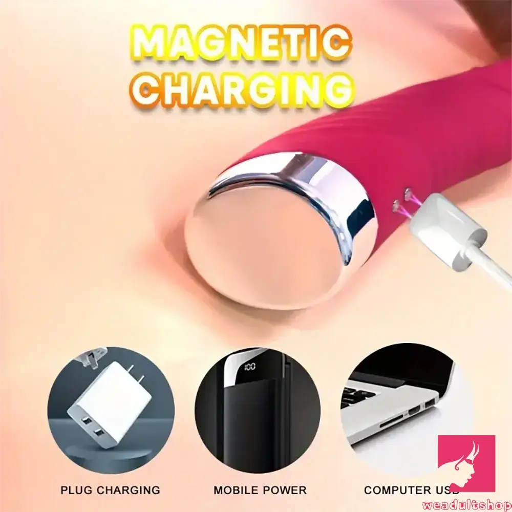 8.86in Big Curved Vibrating Automatic Dildo External Clit Opener