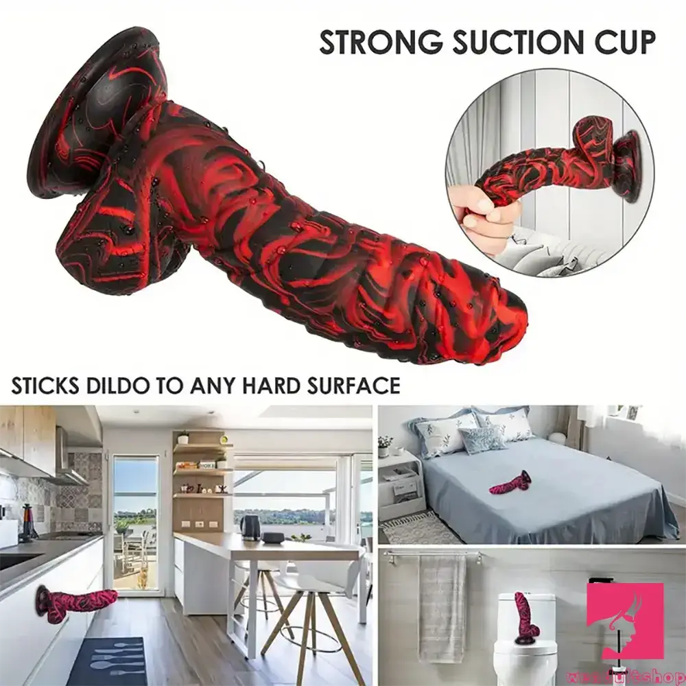 6.88in 8.66in Body Safe Silicone Soft Dinosaur Dildo For Couples