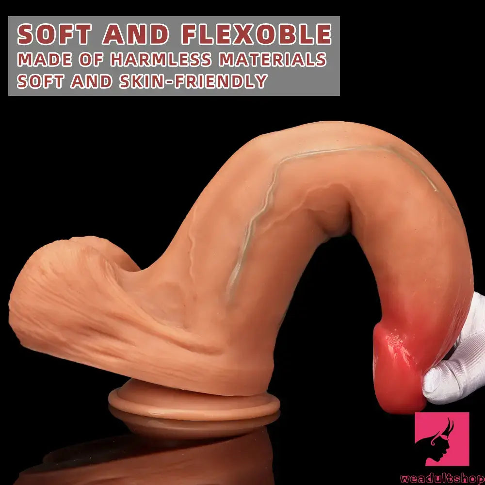 10.03in 9.25in 13in Soft Silicone Big Lifelike Dual Density Real Dildo