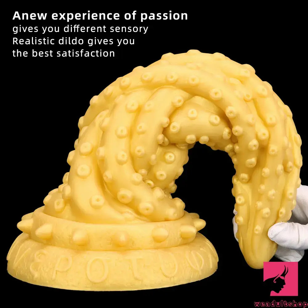 15in Liquid Large Soft Silicone Fantasy Thick Fat Octopus Long Dildo