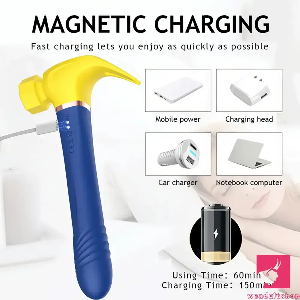 10.6in Silicone Flexible Thrusting Sucking Swing Flapping Beating Dildo