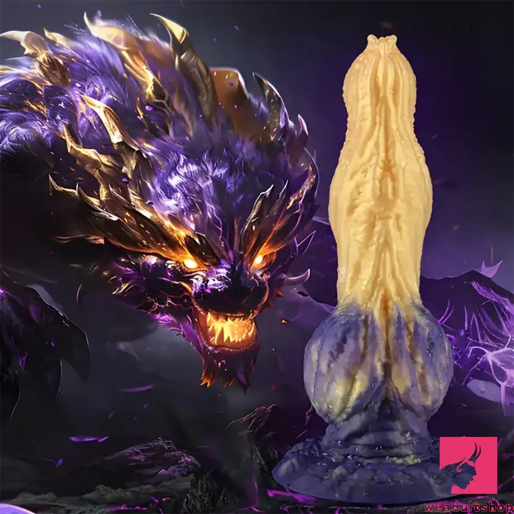 6.38in Liquid Silicone Soft Monster Dildo For Women Sex Orgasm