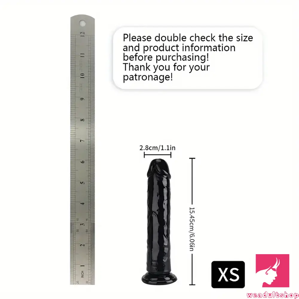 6.06in - 12in TPE Unisex Real Dildo Sex Toy Masturbator Vaginal Dilator