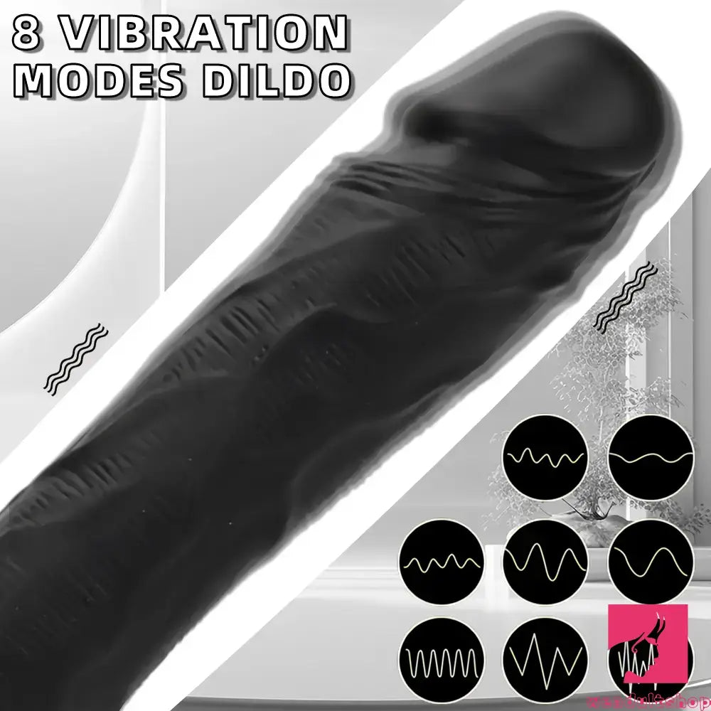 8.85in Elephant 3in1 Heating Thrusting Vibrating Remote Control Dildo