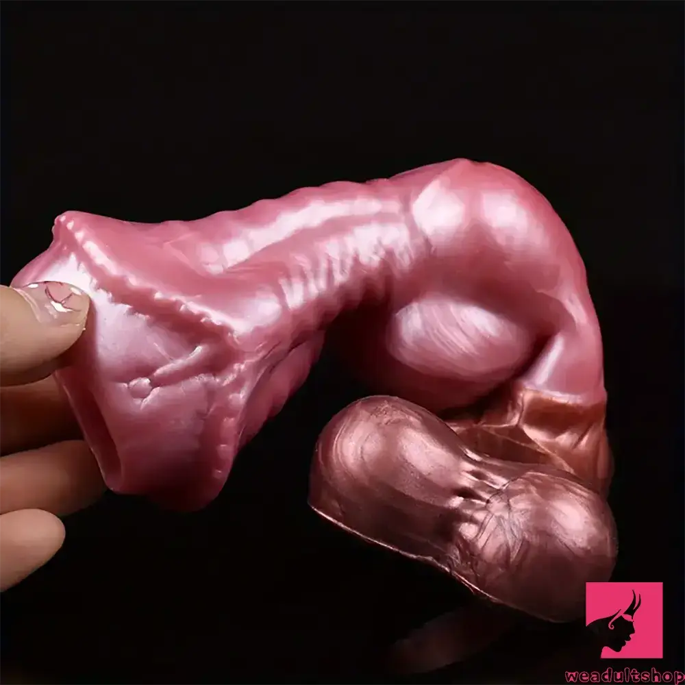 5.9in Fantasy Soft Wearable Animal Horse Stretchable Penis Sleeve