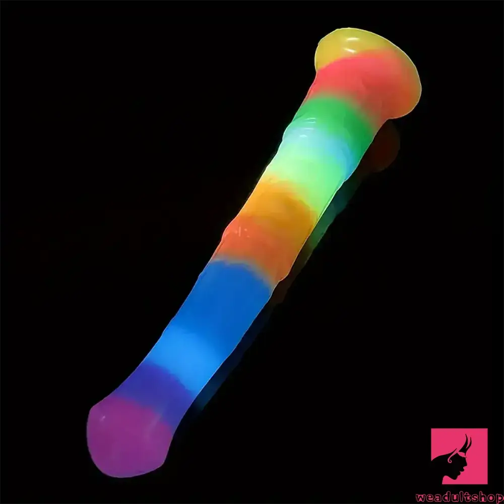 11.61in Big Silicone Cock Horse Luminous Animal Dildo BDSM Love Toy