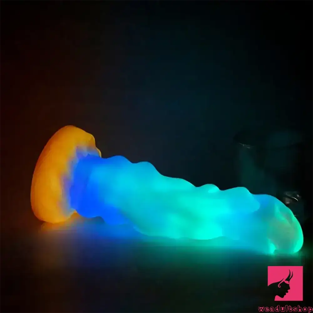 9.45in Silicone Soft Big Luminous Monster Dildo For Anus Stimulator
