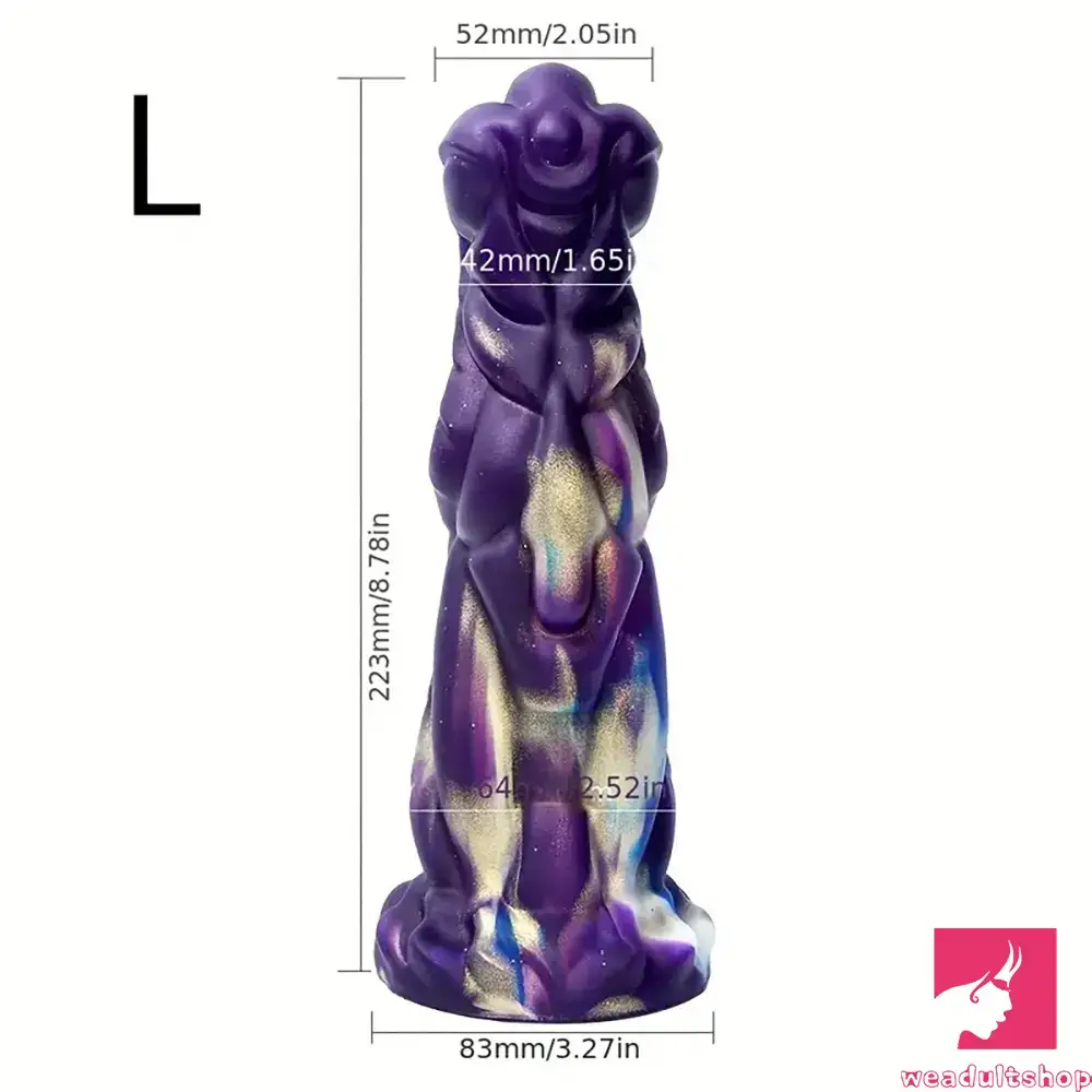 6.1in 7.6in 8.78in Silicone Soft Dragon Monster Dildo For Anus Stimulator