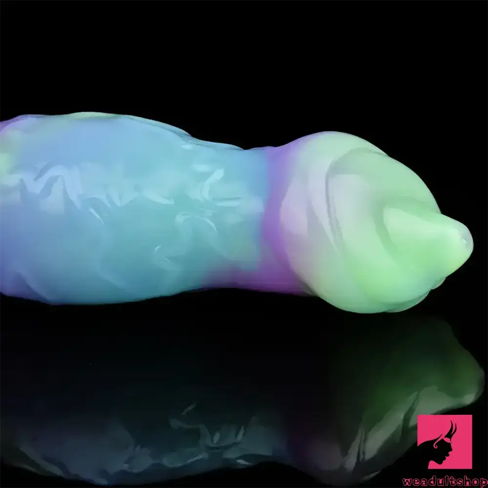 7.09in Fantasy Monster Dog Knot Silicone Soft Penis Dildo For Anus Dilator