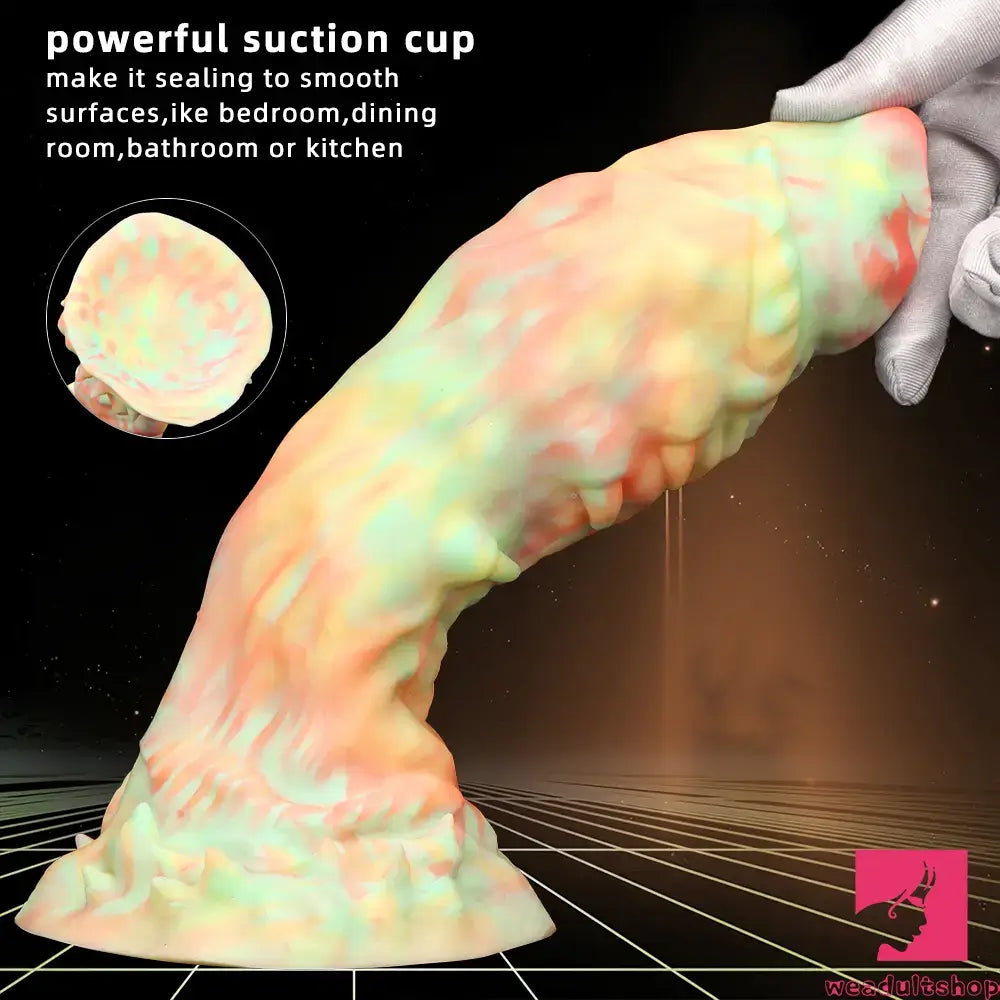 9.44in Fantasy Big Silicone Soft Mixed Color Dildo For Sex Love Toy
