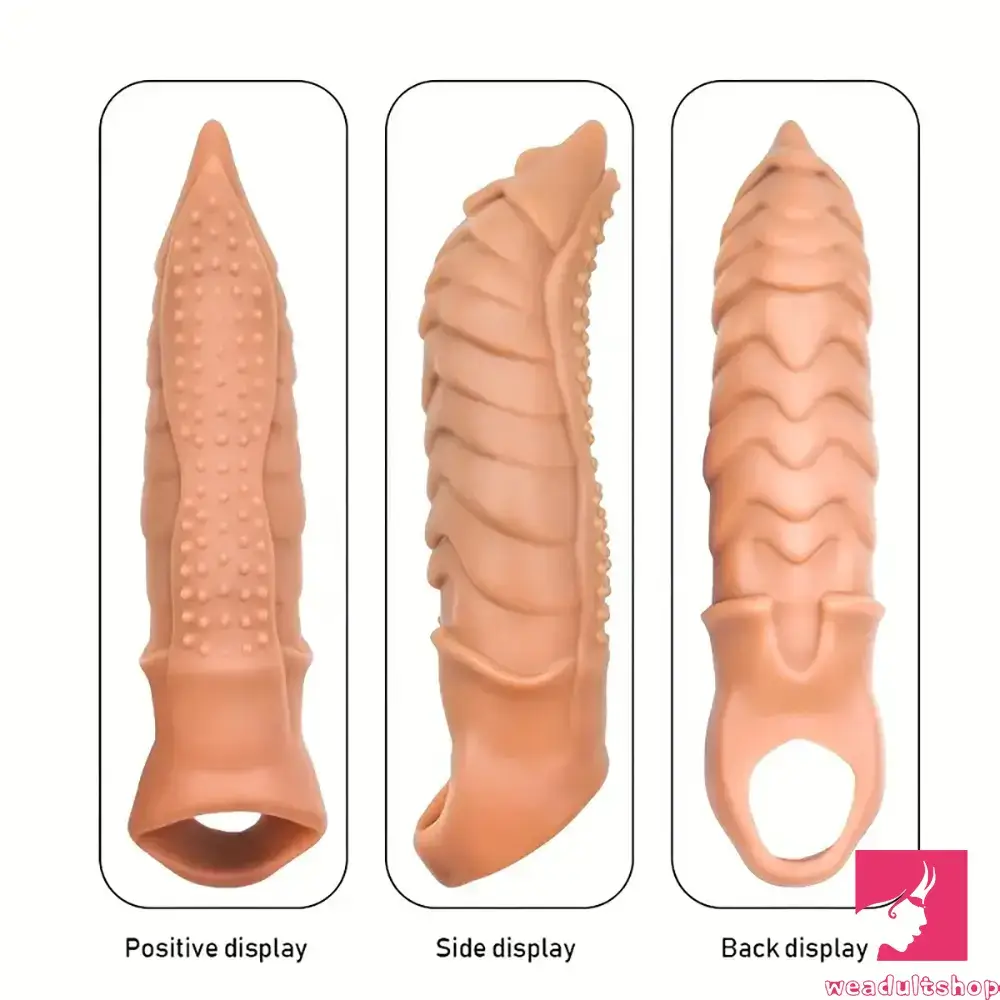 8.66in Wolf Head TPE Cock Sleeve Big Dildo BDSM Sex Toy For Anus 8.66in Wolf Head TPE Cock Sleeve Big Dildo BDSM Sex Toy For Anus