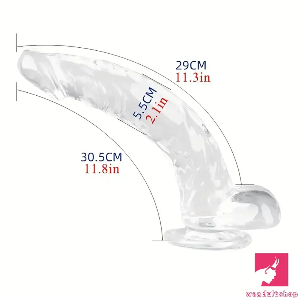 Multiple Lengths Clear Dildo For Women Men Gay Lesbian Anal Sex