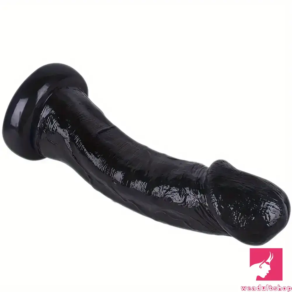 8.5in Real Cock Big Black Dildo Penis Anal Expander For Anus Orgasm