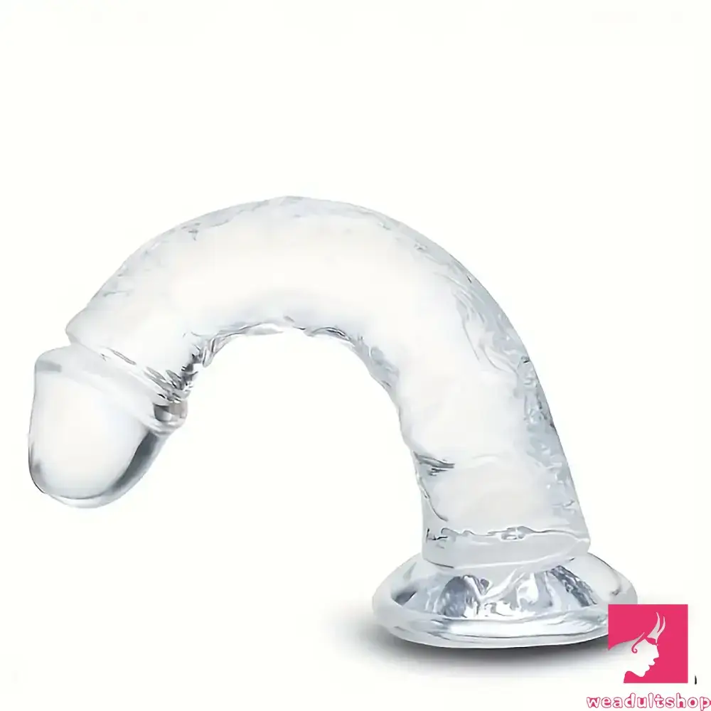 6.5in 7.68in 9.65in Clear Real Dildo For G-Spot Vaginal Sex Love Stimulation