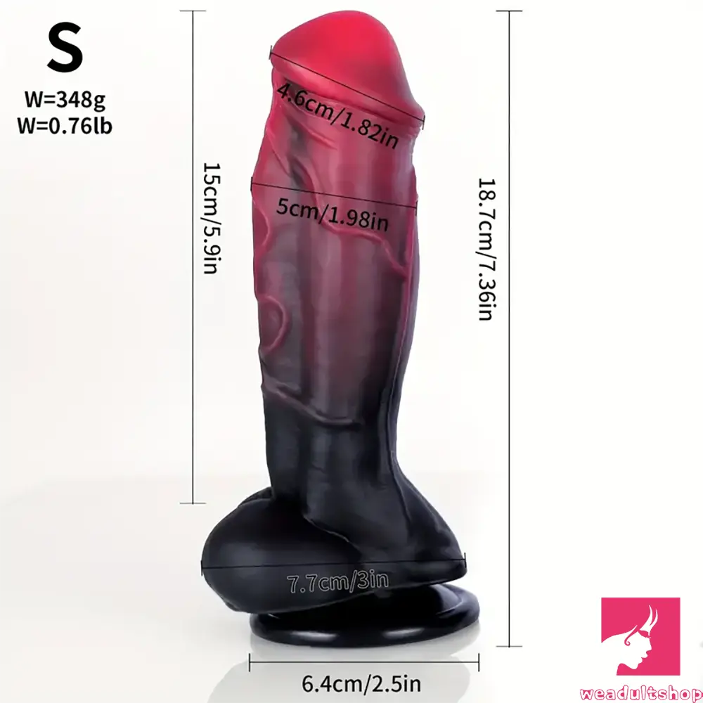 7.36in 9.25in 10.9in Thick Big Fantasy Silicone Dildo For Couples Sex