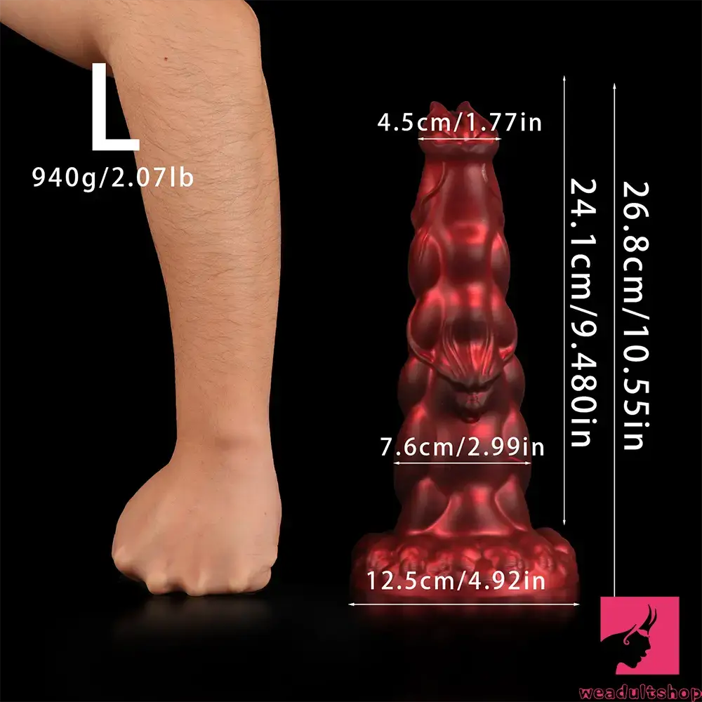 8.07in 9.25in 10.55in 12.59in Fantasy Dragon Silicone Large Soft Dildo