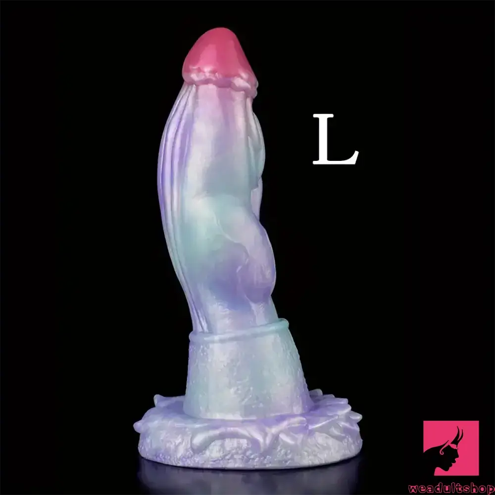 5.7in 7.79in 9.96in Dragon Flexible Silicone Monster Dildo With Big Knot
