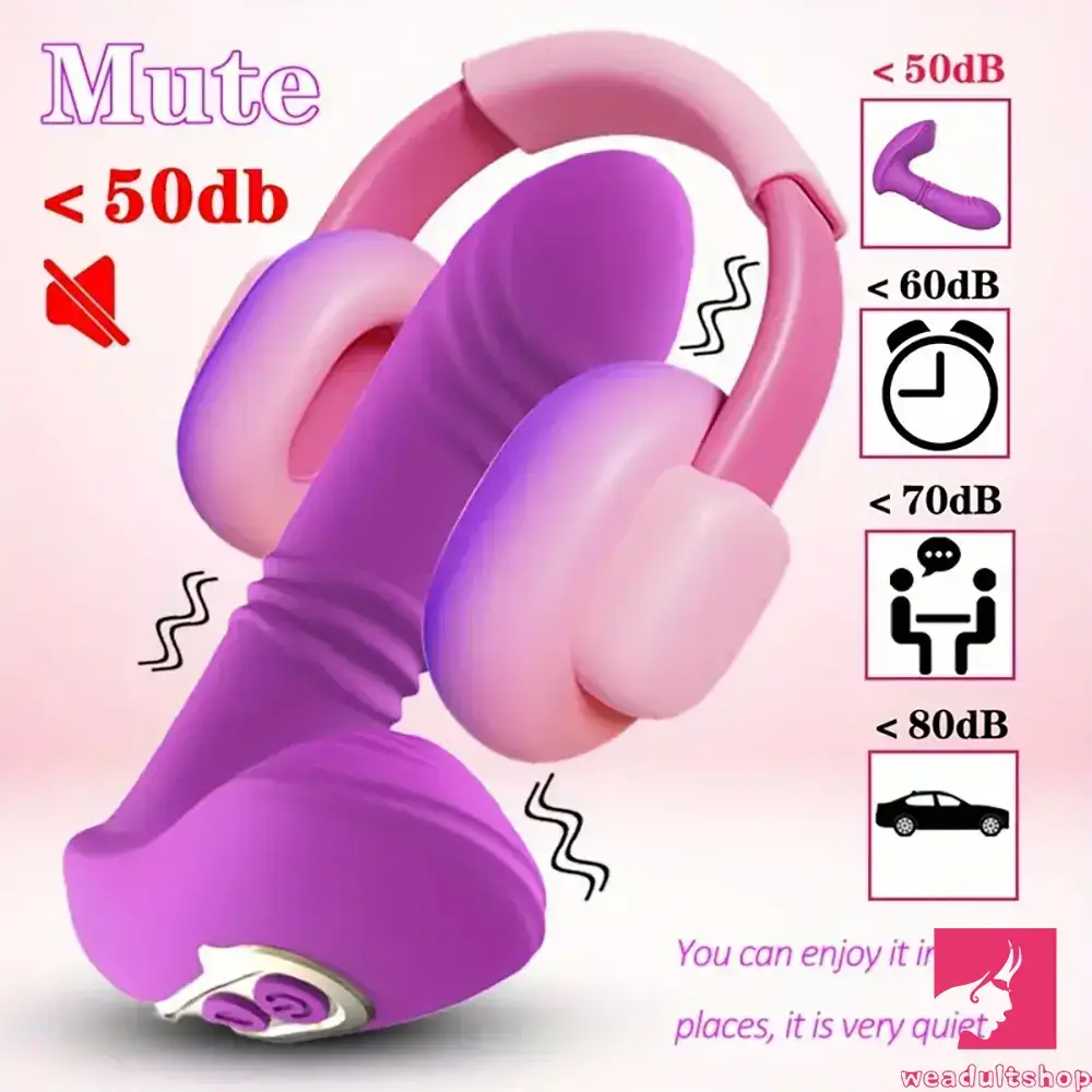 5.7in Vibrating Thrusting Flapping Wearable Dildo G Spot Sex Toy