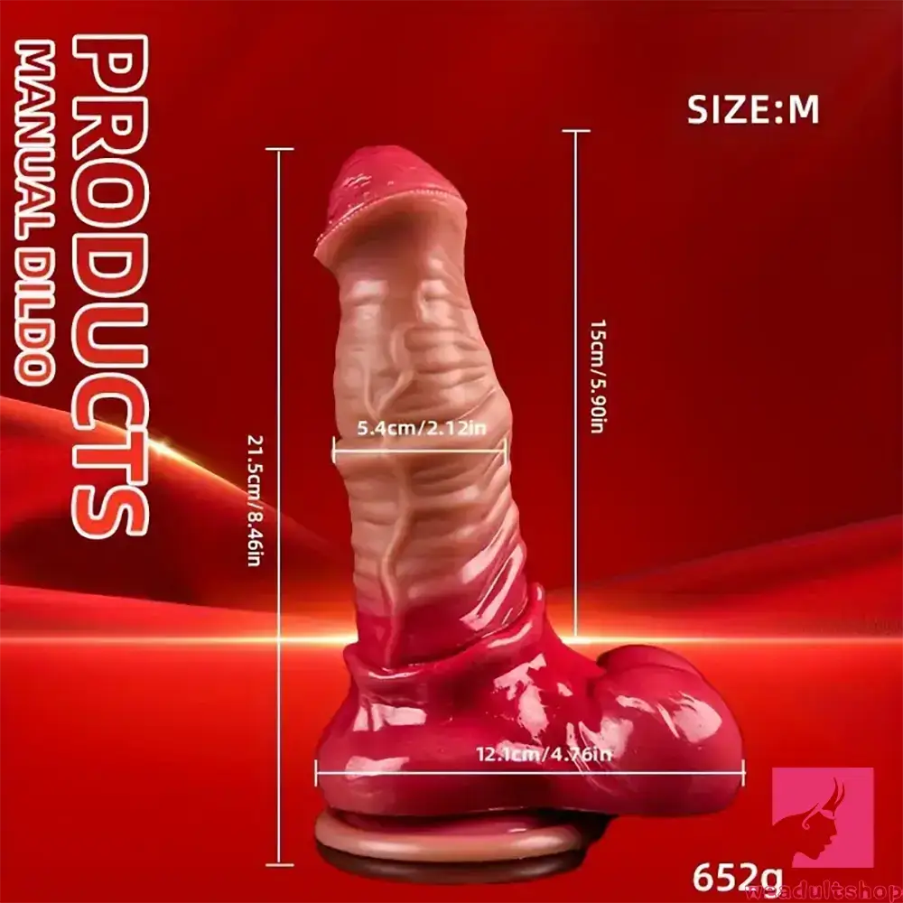 7.4in 8.46in 9.44in 10.03in 11.22in Big Silicone Soft Horse Cock Dildo