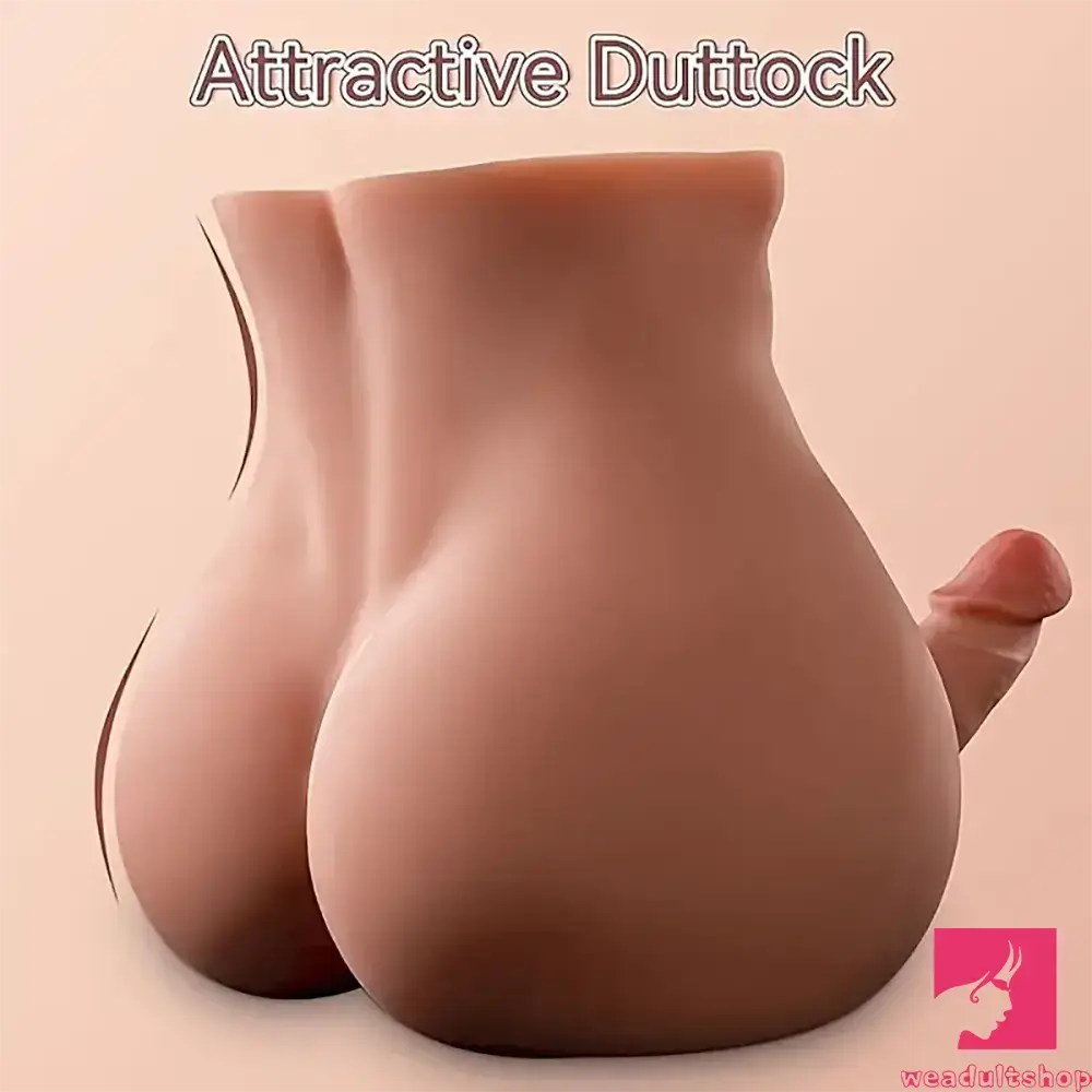 7.87in Premium Realistic Silicone Soft Dildo Sex Torso With Anus