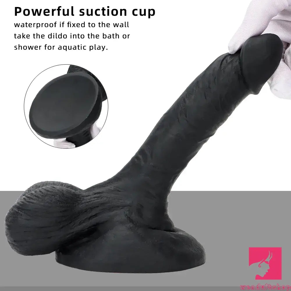 7.48in Big Suction Cup Silicone Soft Mixed Color Dildo For Adult Sex Toy