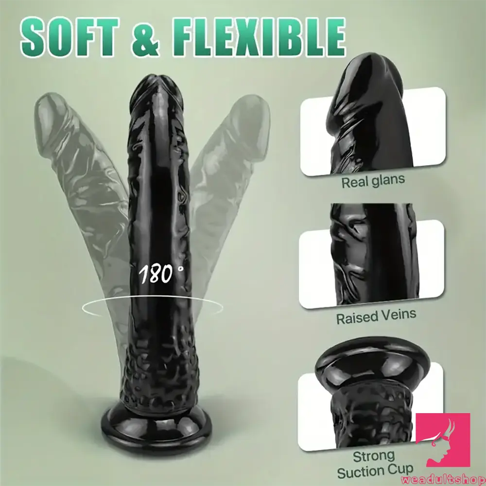 8.46in Realistic Big Black Lifelike Dildo For Men Ultimate Sex Pleasure