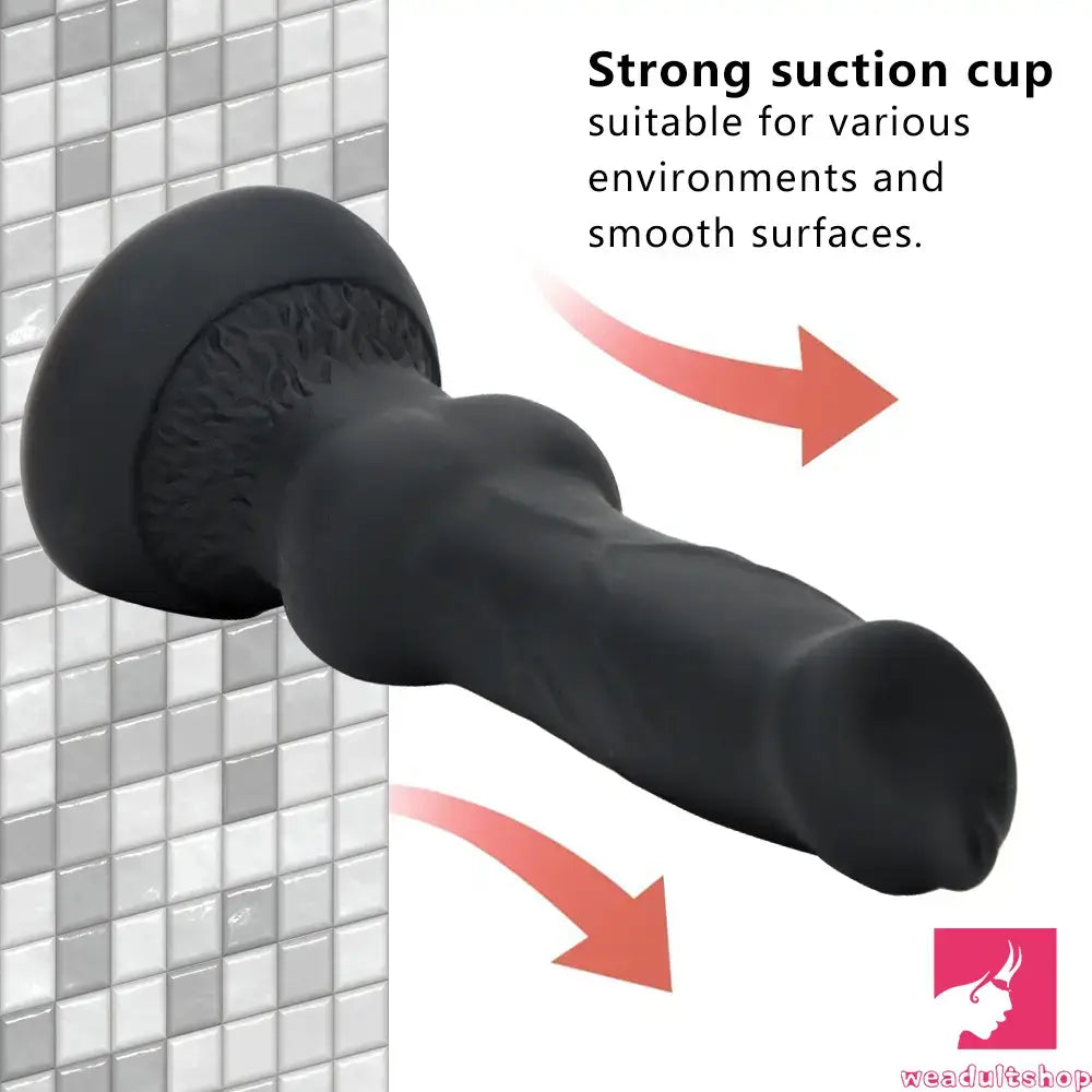 7.48in Silicone Soft Mixed Color Dog Cock Dildo For Love Sex Toy