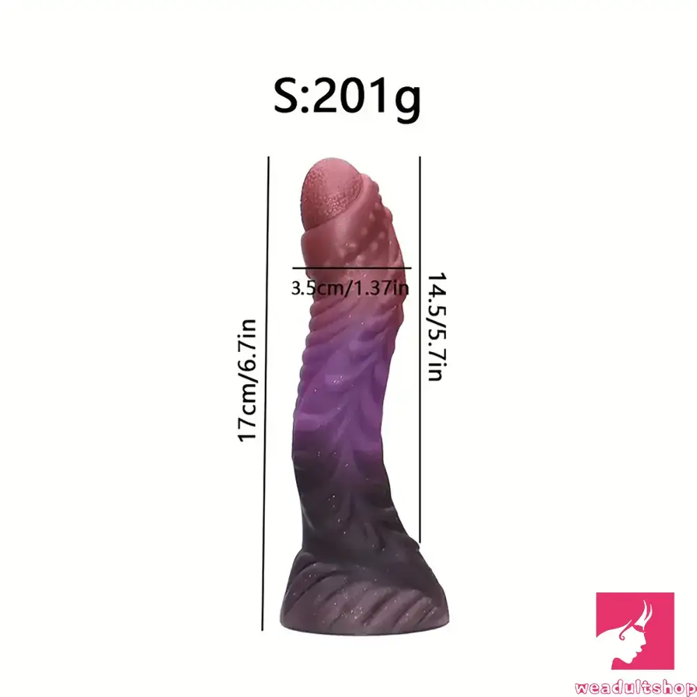 6.7in 8.85in Fantasy Monster Silicone Soft Cock Dildo For Prostate Sex