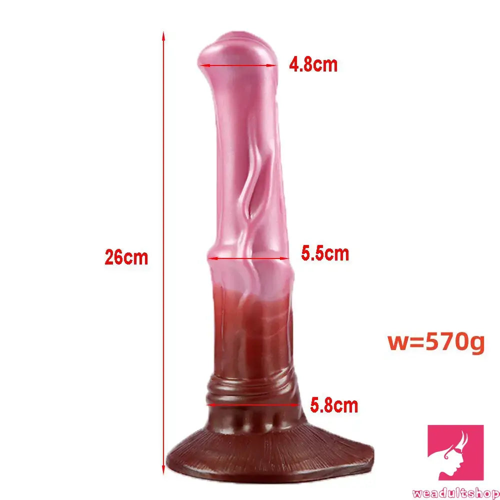 10.24in Fantasy Big Horse Animal Silicone Soft Dildo BDSM Sex Toy