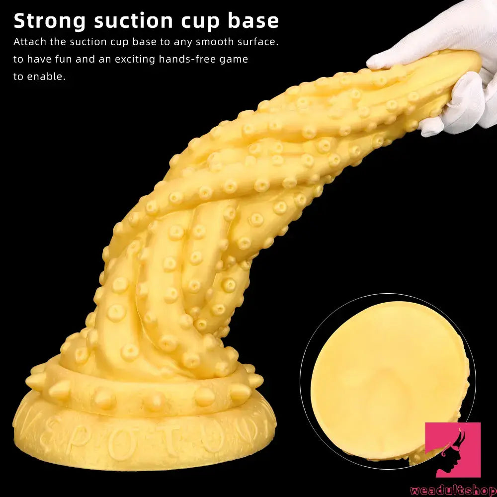 15in Liquid Large Soft Silicone Fantasy Thick Fat Octopus Long Dildo