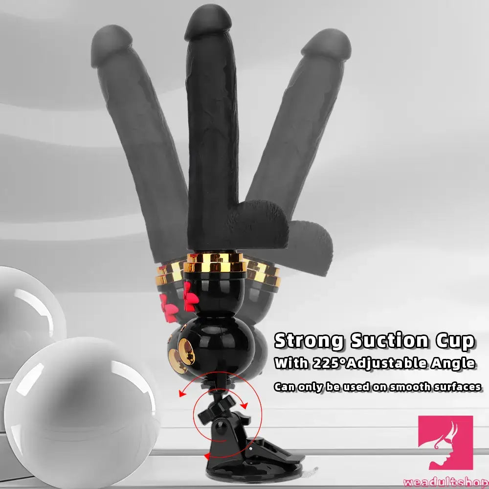 7.87in Cat Heating Thrusting Vibrating Remote Dildo Gun Fucking Sex Machine