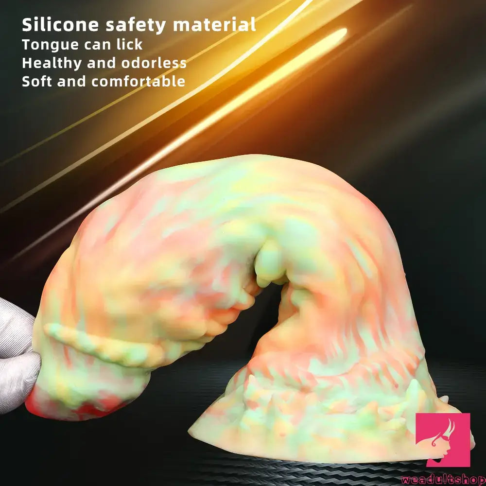 9.44in Fantasy Big Silicone Soft Mixed Color Dildo For Sex Love Toy