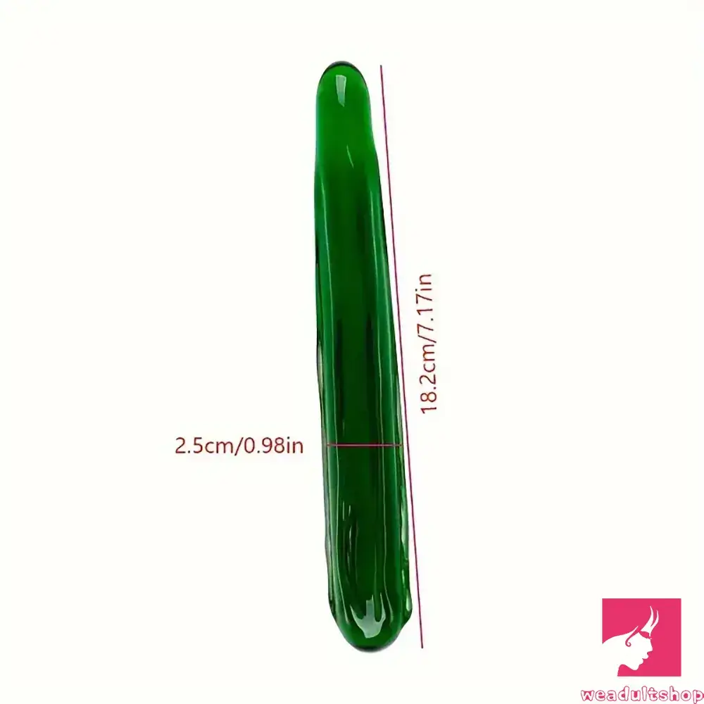 Multiple Lengths Colors Fruit Vegetable Clear Glass Anal Plug Dildo