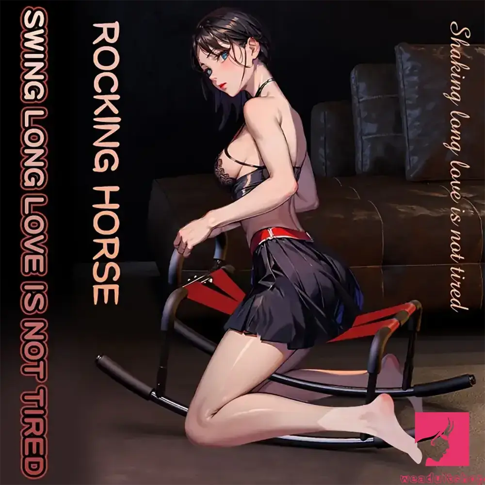 Horse Rocking Dildo Chair With Handrails For Adult Intimate Furniture