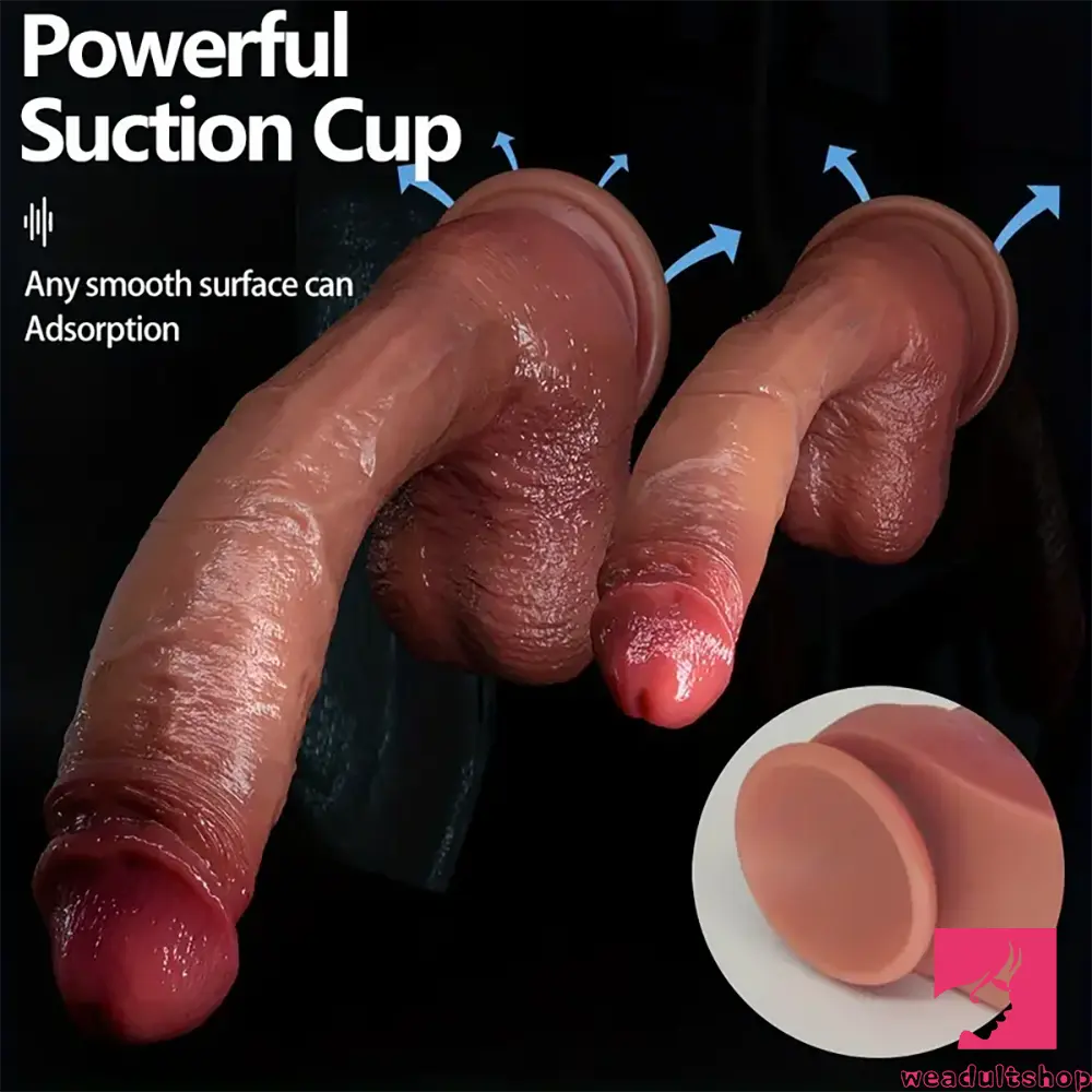 9.05in 10.43in 11.02in 12.2in 13.58in Soft Silicone Large Real Dildo