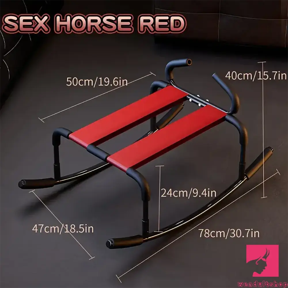 Horse Rocking Dildo Chair With Handrails For Adult Intimate Furniture