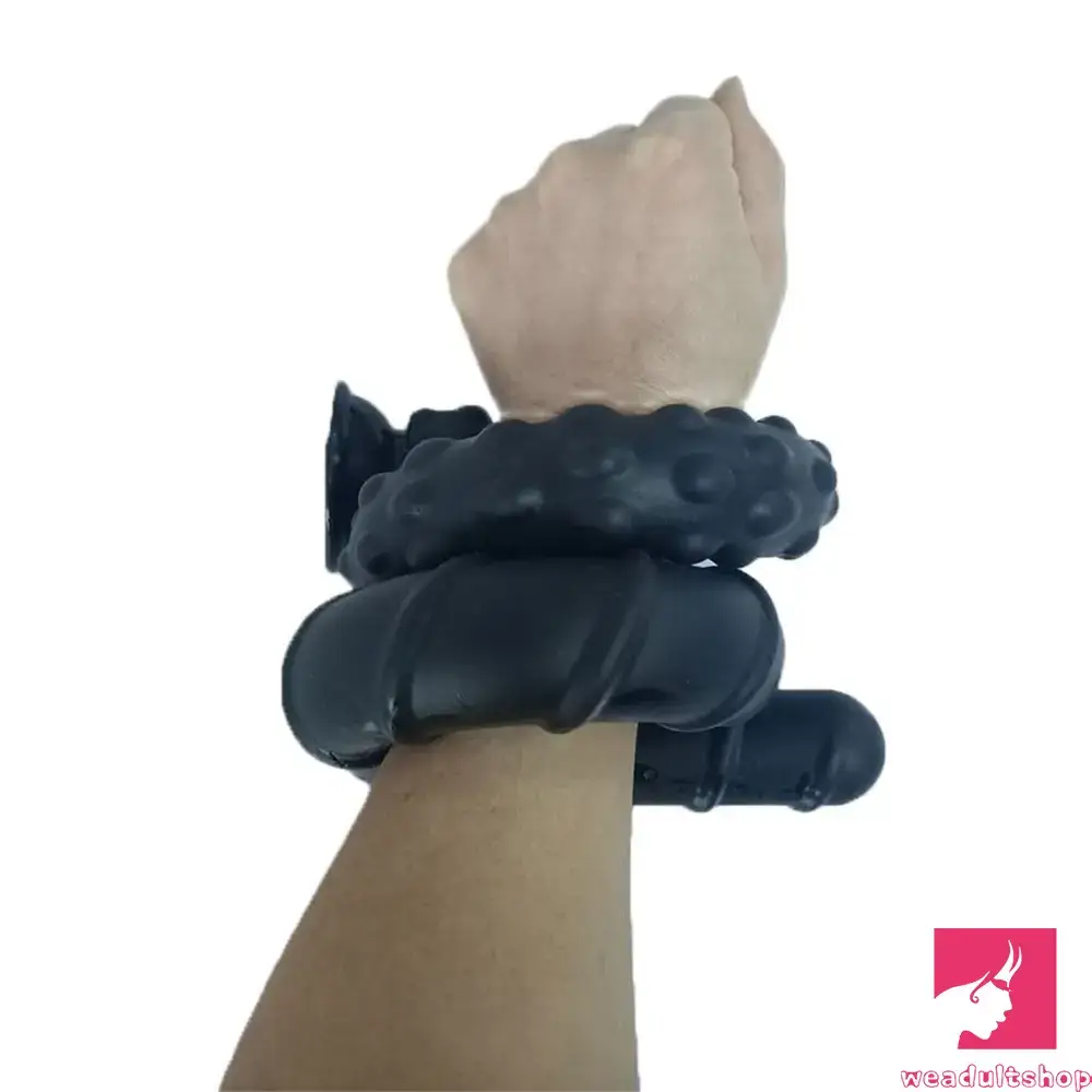 27.56in PVC Extra Huge Long Spiked Spiral Rebar Dildo Anal Plug