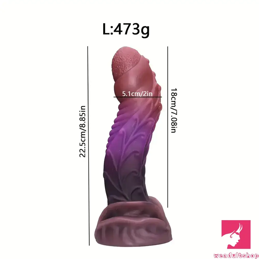 6.7in 8.85in Fantasy Monster Silicone Soft Cock Dildo For Prostate Sex