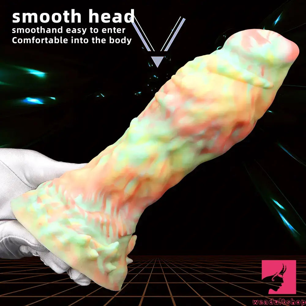 9.44in Fantasy Big Silicone Soft Mixed Color Dildo For Sex Love Toy