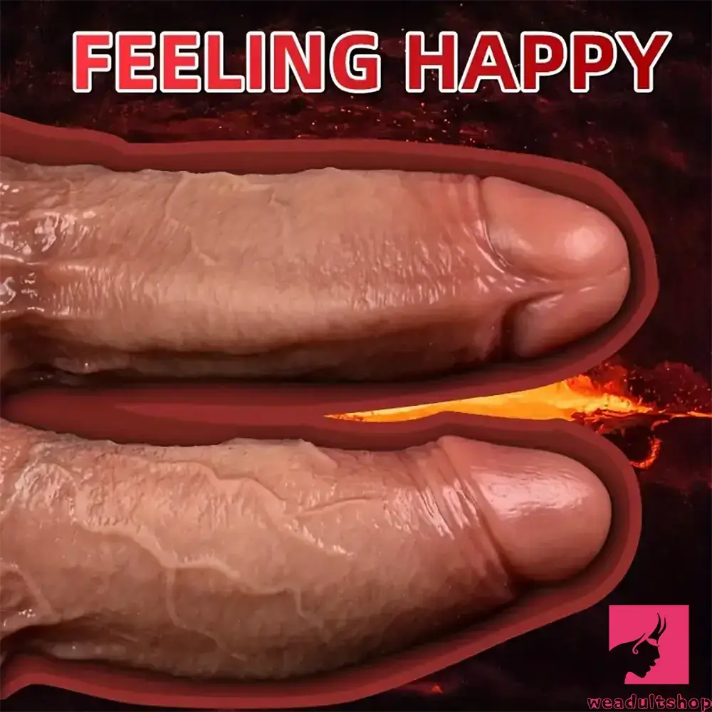 9.84in Realistic Silicone Big Flexible Dildo For Hands-Free Sex Play