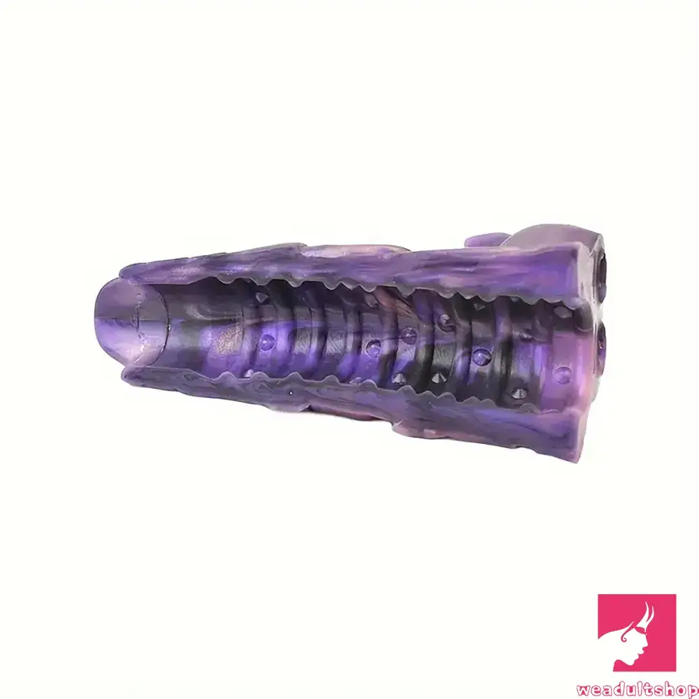5.91in Real Silicone Dragon Fantasy Hollow Dildo Sleeve For Enlargement