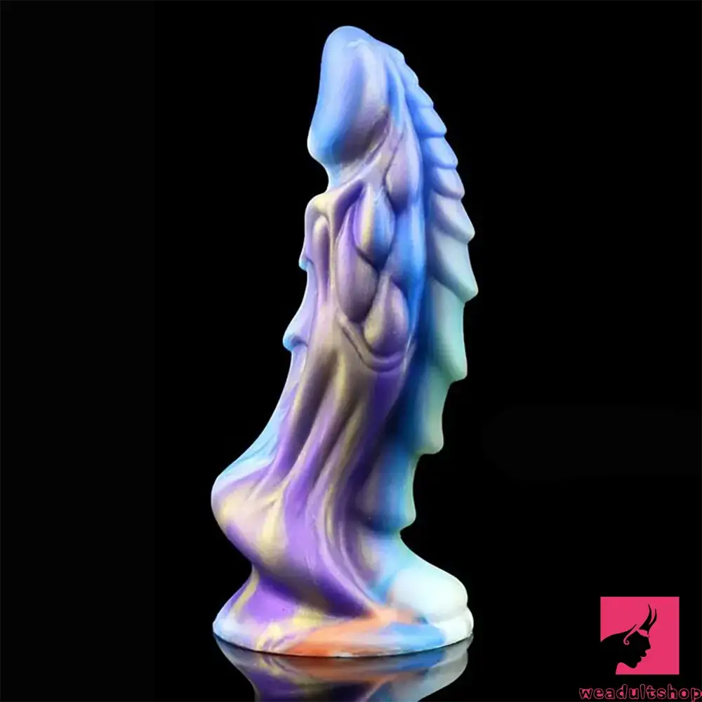 7.67in Silicone Soft Fantasy Dragon Dildo With Suction Cup Love Toy