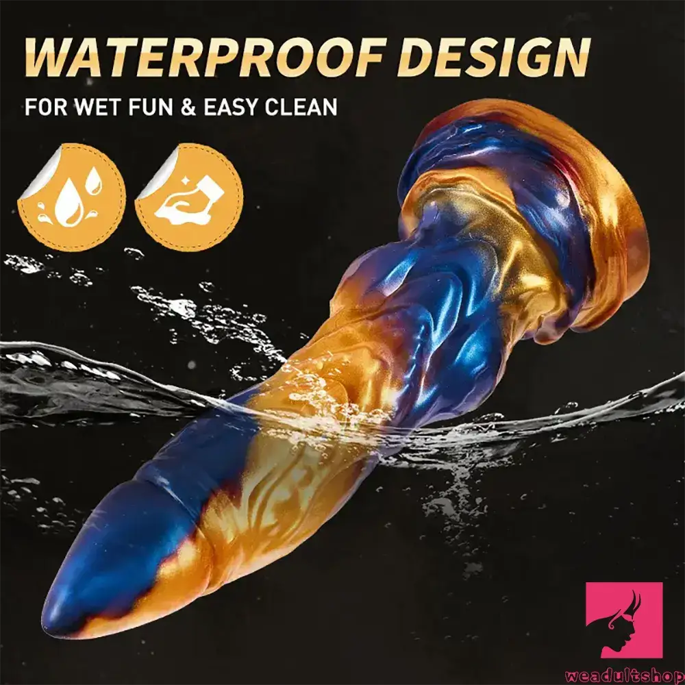 9.25in 3in1 Fantasy Monster Thrusting Dildo Vibrator For Anal Orgasm