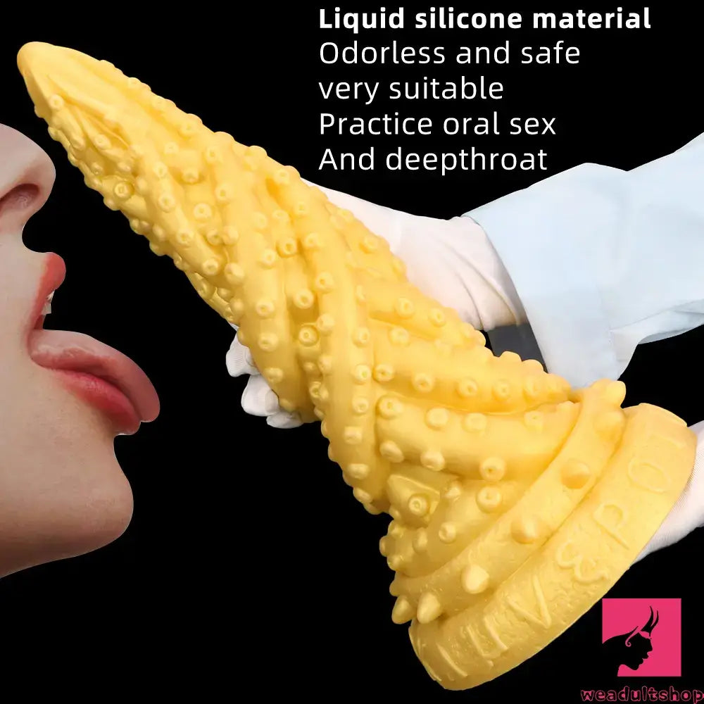 15in Liquid Large Soft Silicone Fantasy Thick Fat Octopus Long Dildo