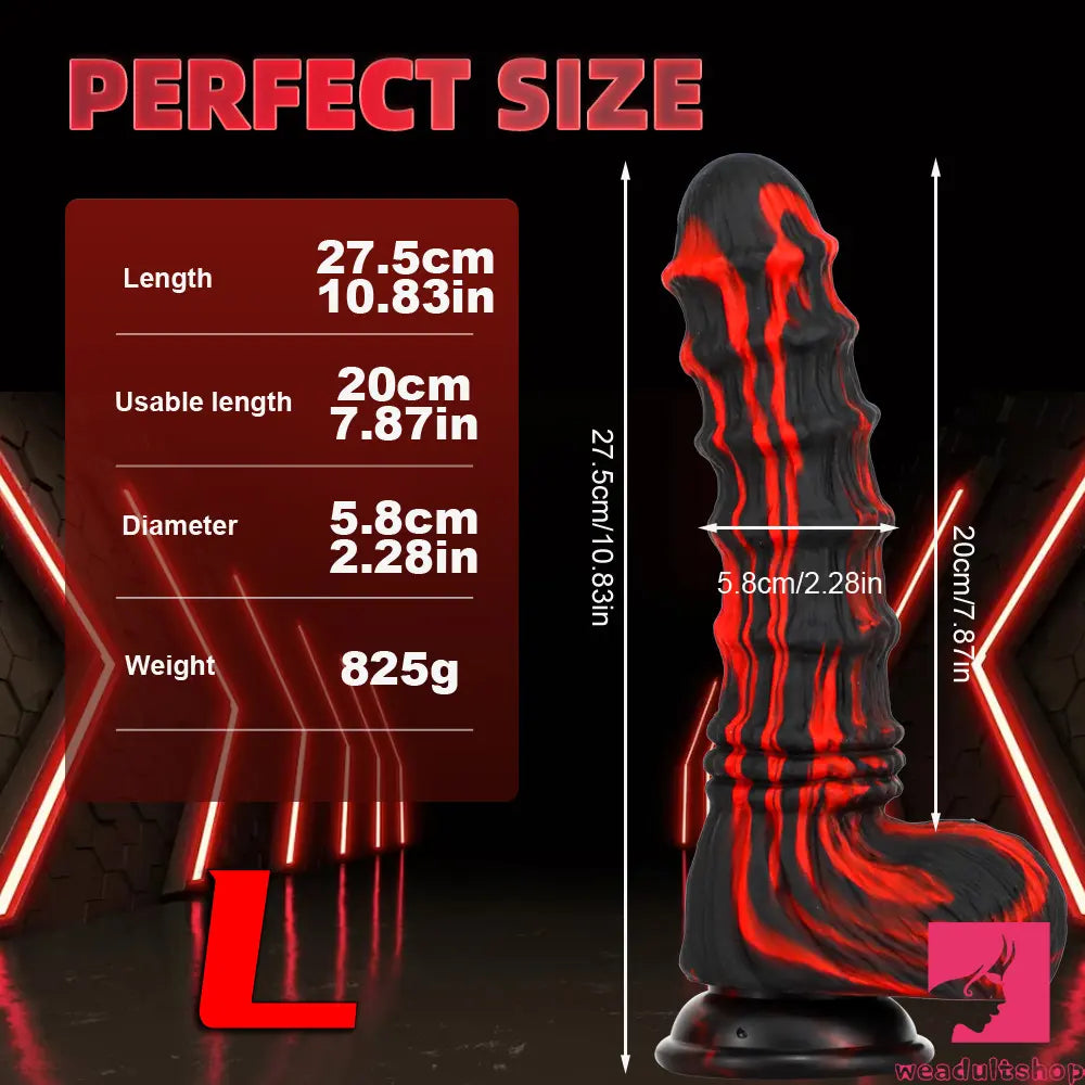 8.27in 9.45in 10.83in Silicone Soft Big Animal Horse Odd Cock Dildo