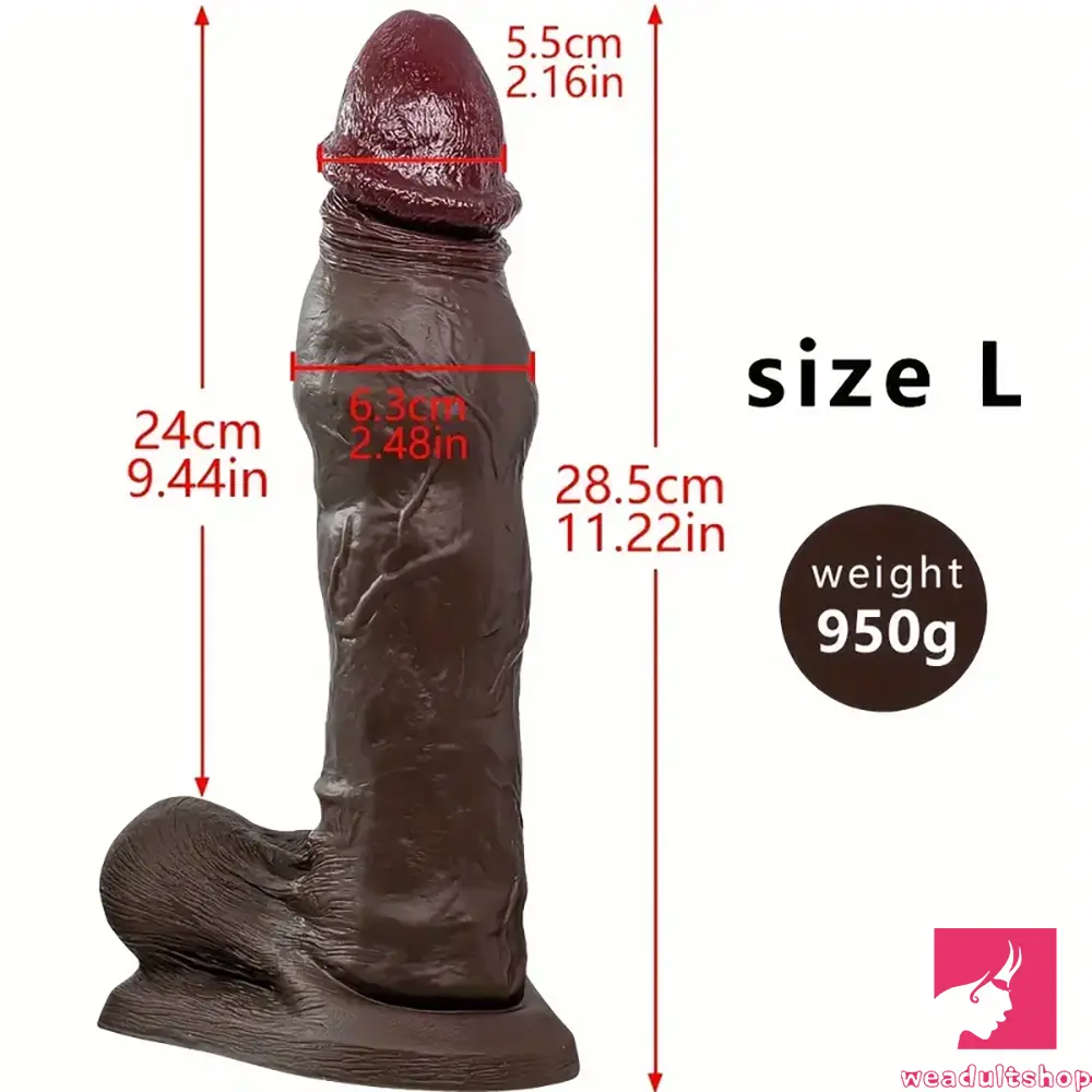 6.88in 9.64in 11.22in Realistic Big G-Spot Silicone Dildo For Adult Love