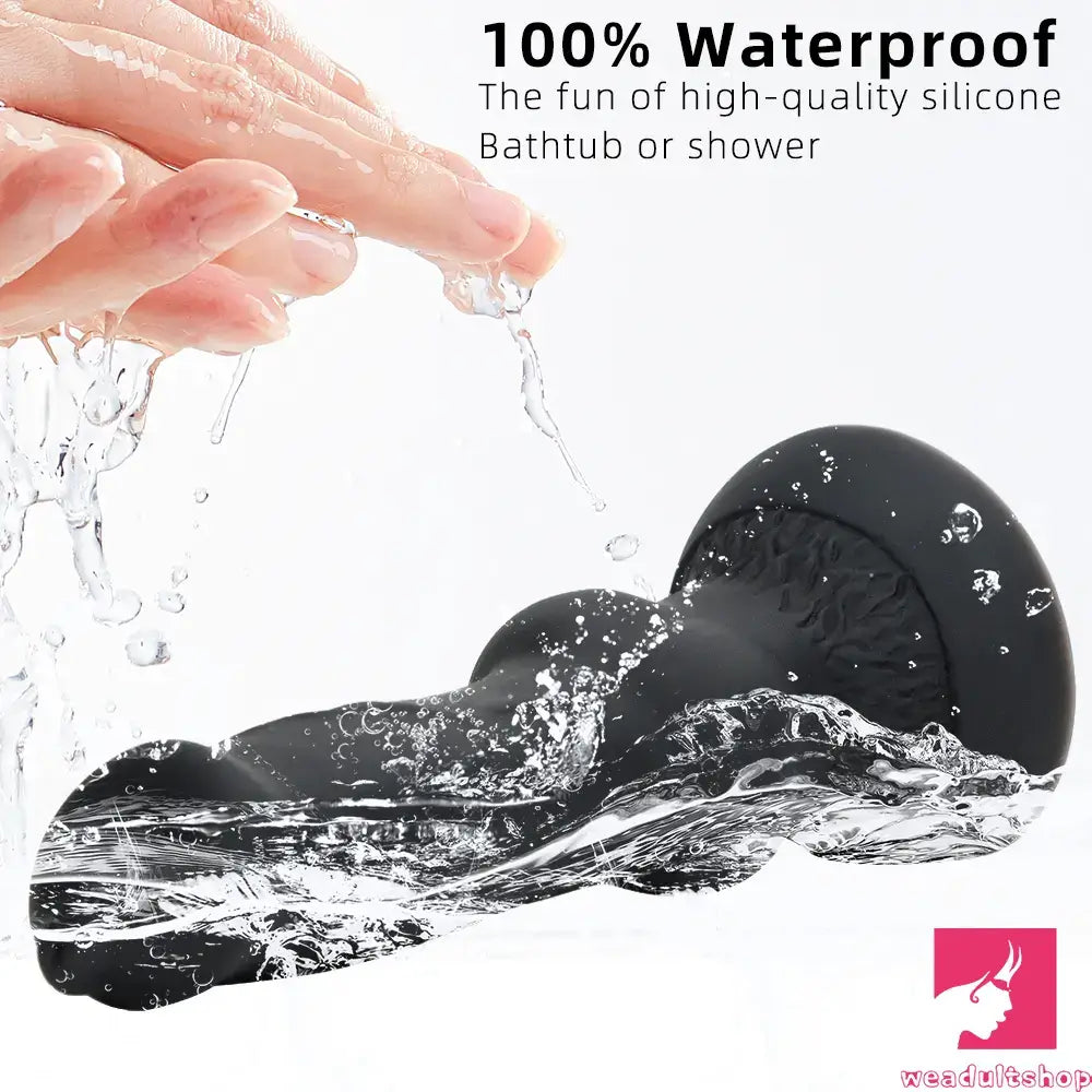 7.48in Silicone Soft Mixed Color Dog Cock Dildo For Love Sex Toy