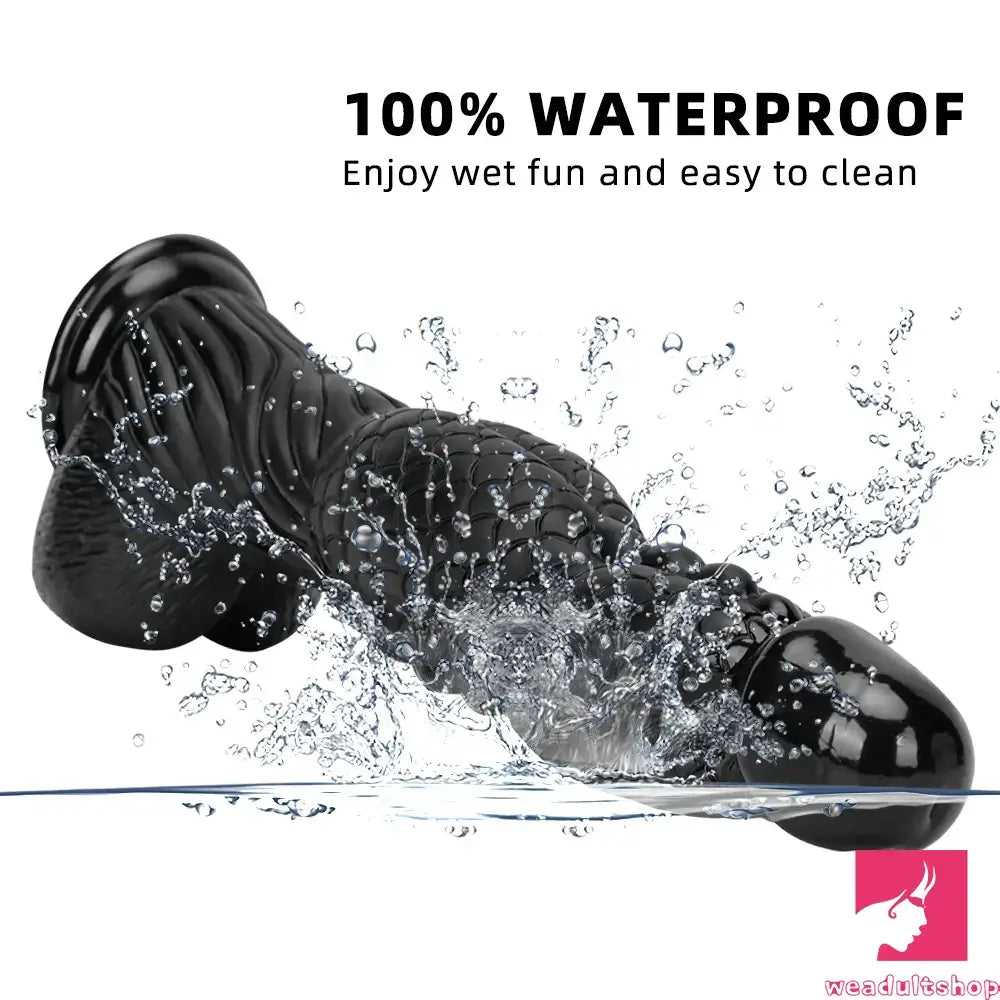 14.56in Women Big Black Thick Long Dragon Fantasy Monster Dildo