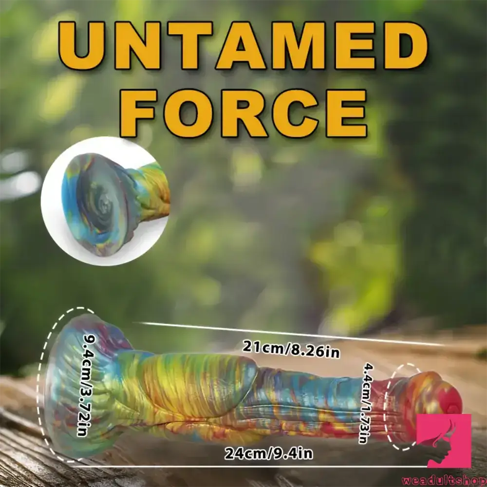 9.4in Silicone Soft Big Animal Horse Cock Dildo For Vagina Stimulator